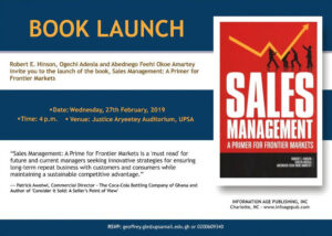 Launching the book – Sales Management: A Primer for Frontier Markets